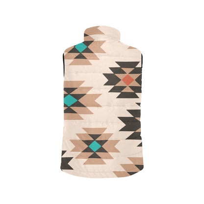 Baha Ranch Tan Aztec Puffy Vest