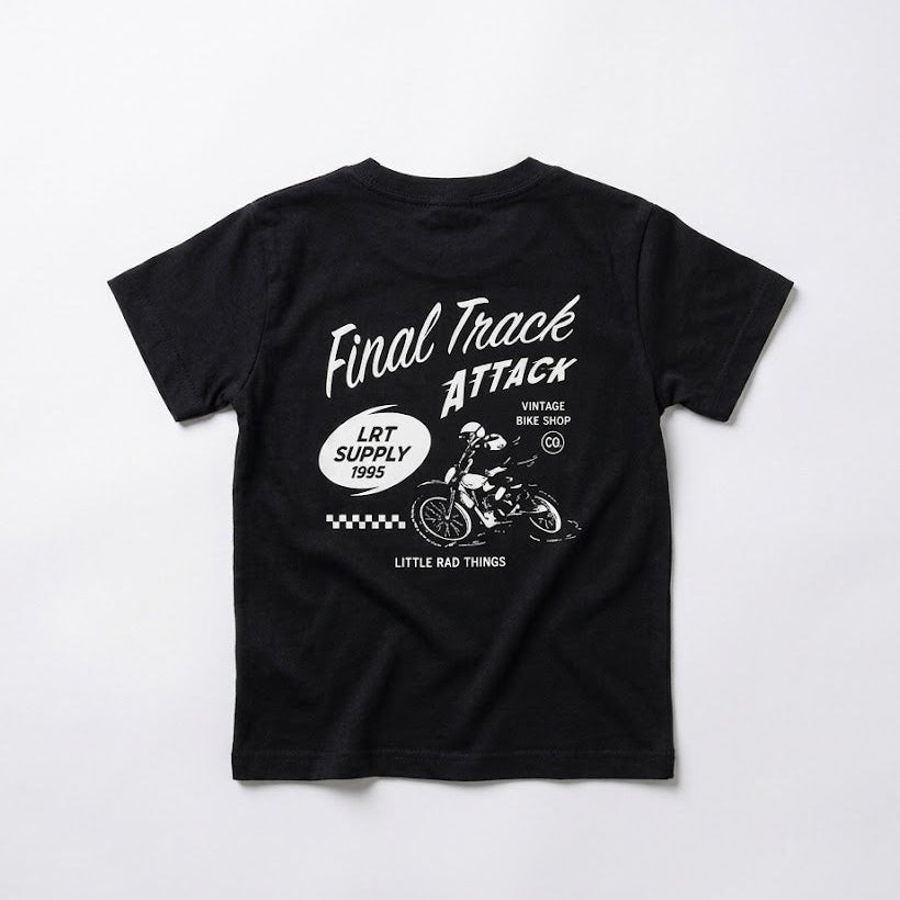 Final Track Attack Tee - Black