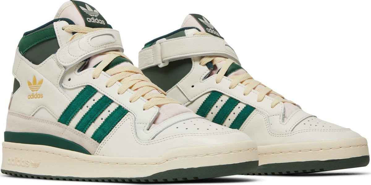 adidas Men's Forum 84 'Off White Dark Green' Sneakers
