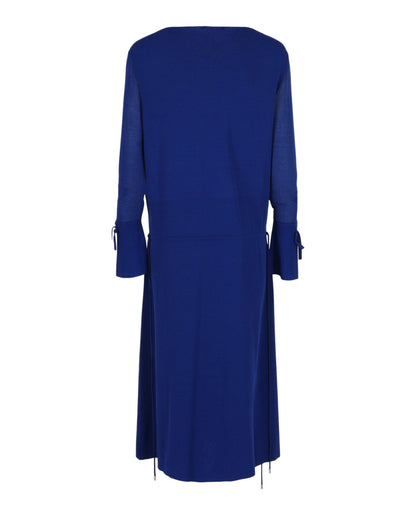 Ferragamo Long-Sleeved Midi Dress