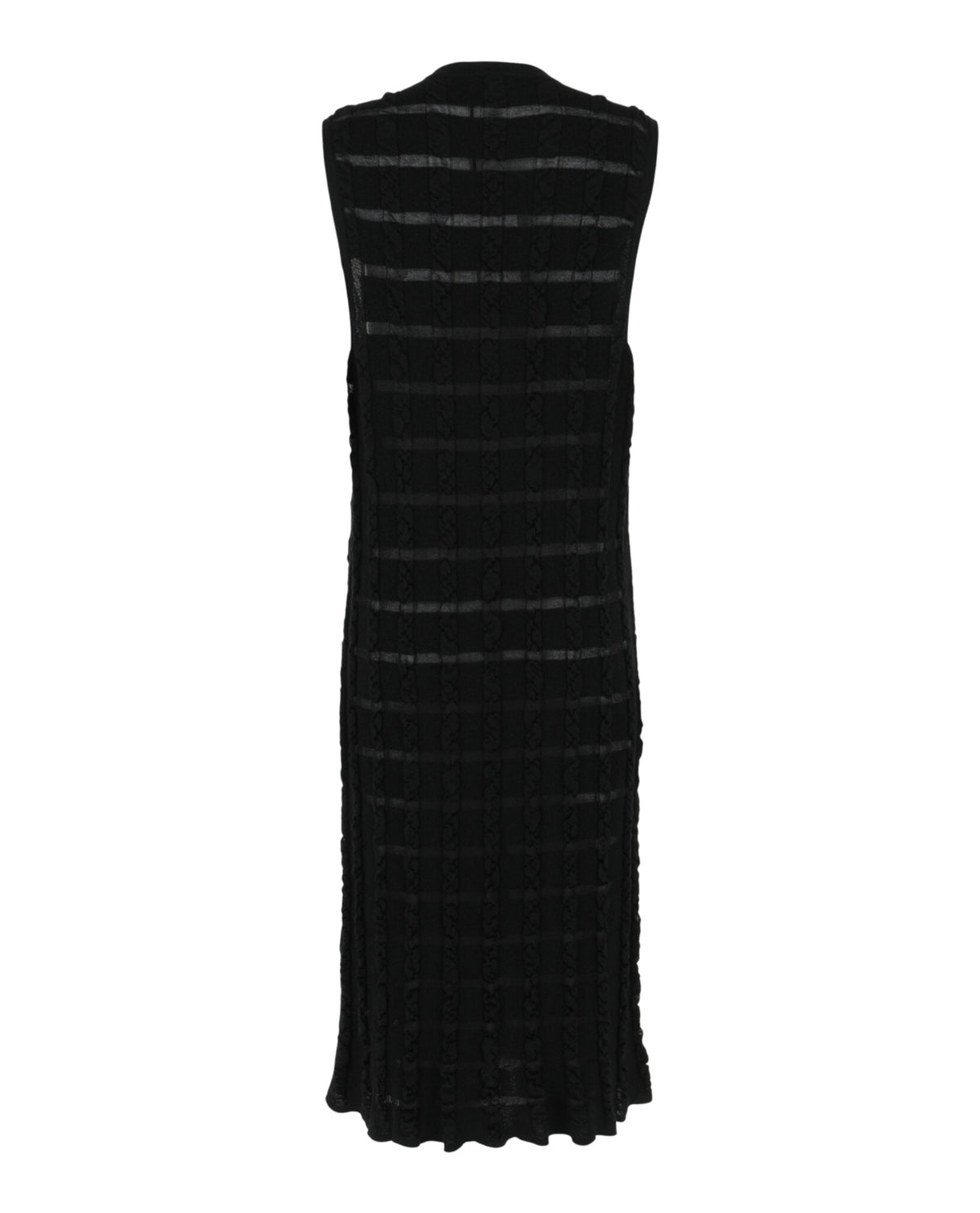 Ferragamo Cable Knit Midi Dress