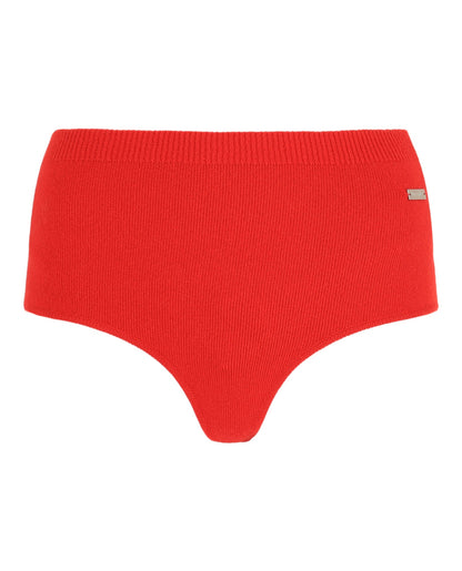 Ferragamo Ribbed Texture High-Waisted Knitted Coulottes