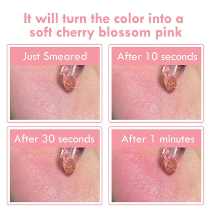 Color-Changing Flower Lip Gloss – Vegan, Gluten-Free, Hydrating Lip Balm