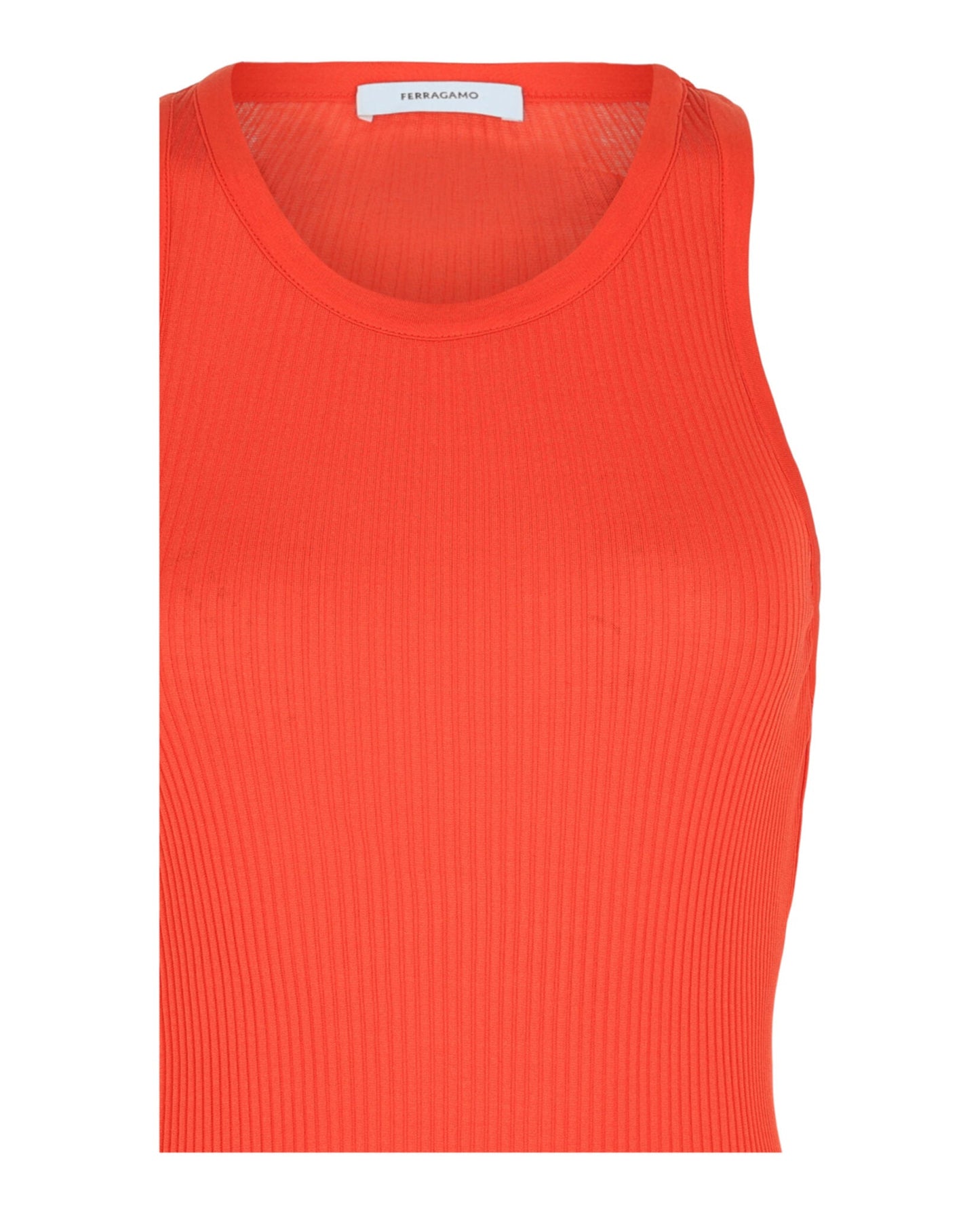 Ferragamo Ribbed Tank Top