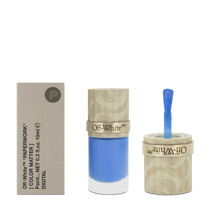 Off-White Paperwork Color Matter Digital Matt Nail Polish Blue (Blemished Box)