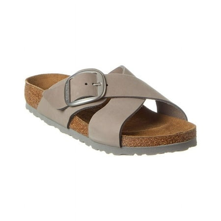 Birkenstock Siena Big Buckle Nubuk Leather Dove Gray