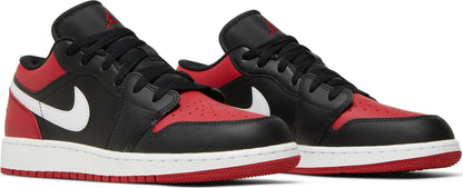 Air Jordan Grade School Retro 1 Low 'Alternate Bred Toe Gs' Sneakers