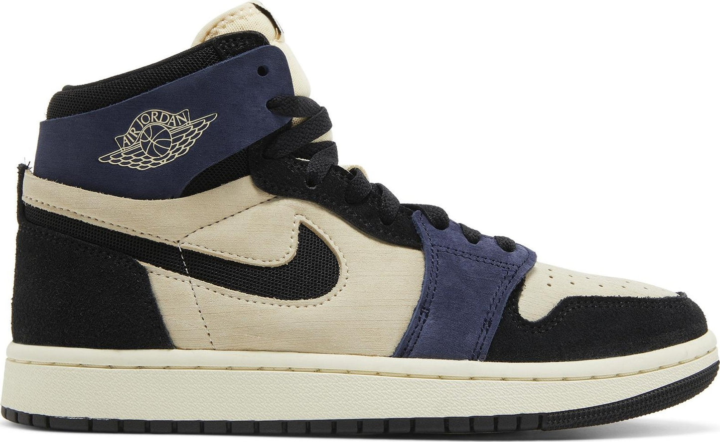 Air Jordan Women's Retro 1 High Zoom Air Cmft 2 'Muslin Blackened Blue'