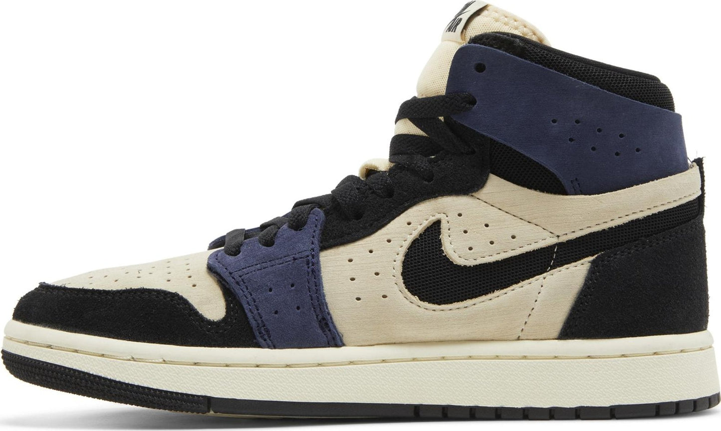 Air Jordan Women's Retro 1 High Zoom Air Cmft 2 'Muslin Blackened Blue'