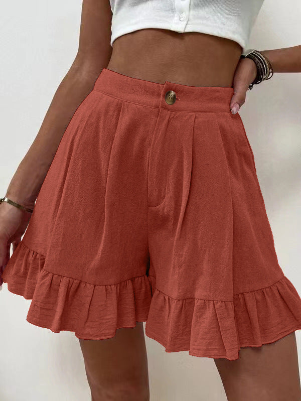 Loose-fitting Shorts High-waisted Shorts For Women