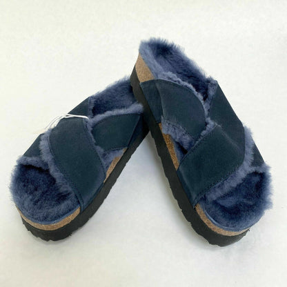 Birkenstock Unisex Daytona Fur Teddy Crystal Rose