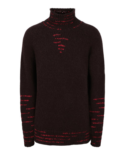 Ferragamo Ribbon Stitched Sweater