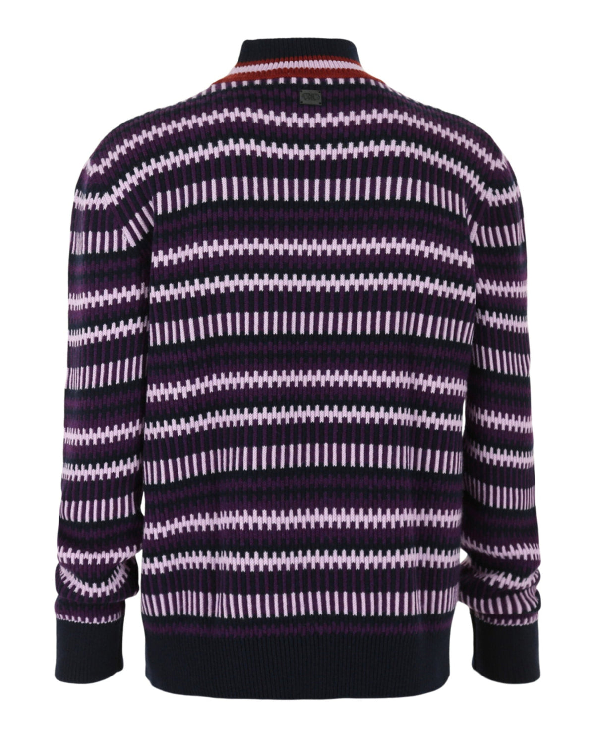 Ferragamo Striped Cashmere-Blend Sweater