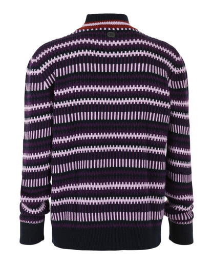 Ferragamo Striped Cashmere-Blend Sweater