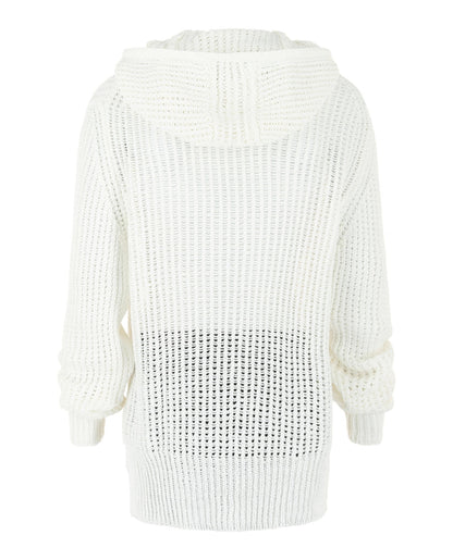 Ferragamo Crochet Drop-Sleeve Hoodie