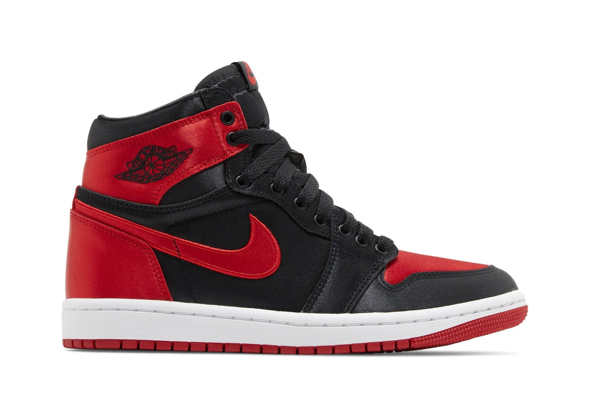 Air Jordan Women's Retro 1 High Og 'Satin Bred ' W Sneakers