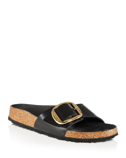 Birkenstock Madrid Hammered Buckled Sandals