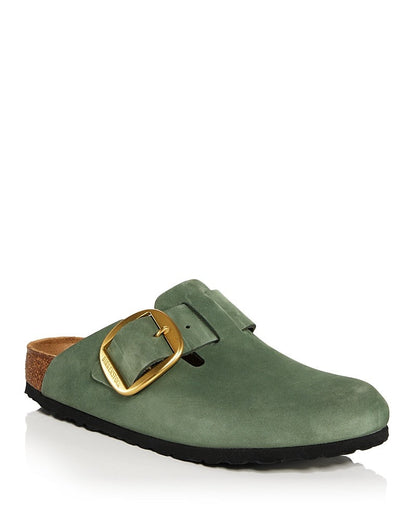Birkenstock Boston Big Buckle Nubuk Leather