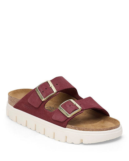Birkenstock Arizona Pap Chunky Suede Leather Sandals Narrow