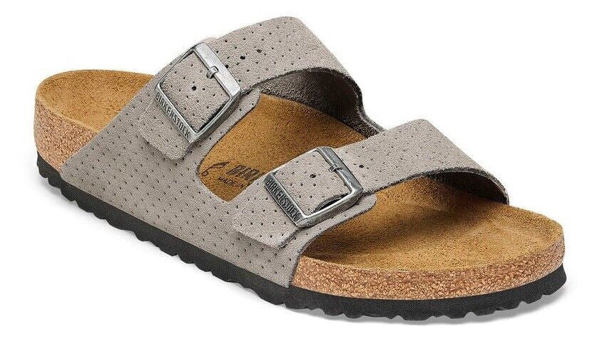 Birkenstock Arizona Split Birko Flor Eggshell Sandals