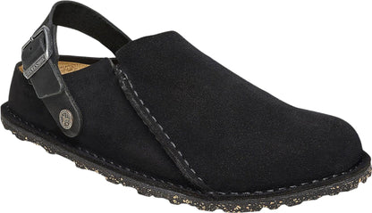 Birkenstock Unisex Lutry Premium Suede Leather Black