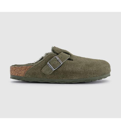 Birkenstock Girls Boston Shearling Clogs