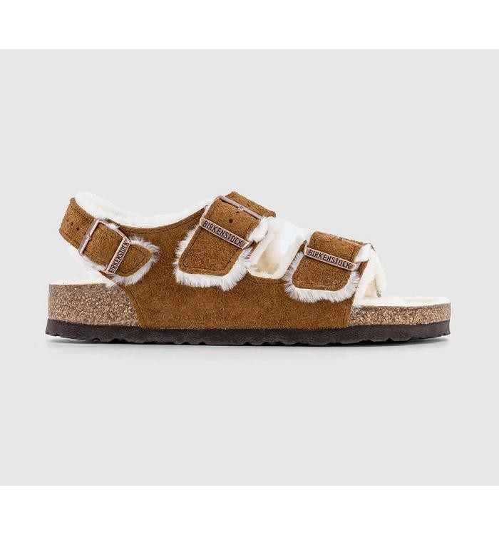 Birkenstock Milano Suede Shearling Suede Leather