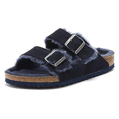 Birkenstock London Narrow Suede & Shearling Clog