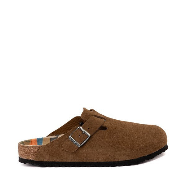 Birkenstock Arizona Shearling Suede Leather Sandals Narrow