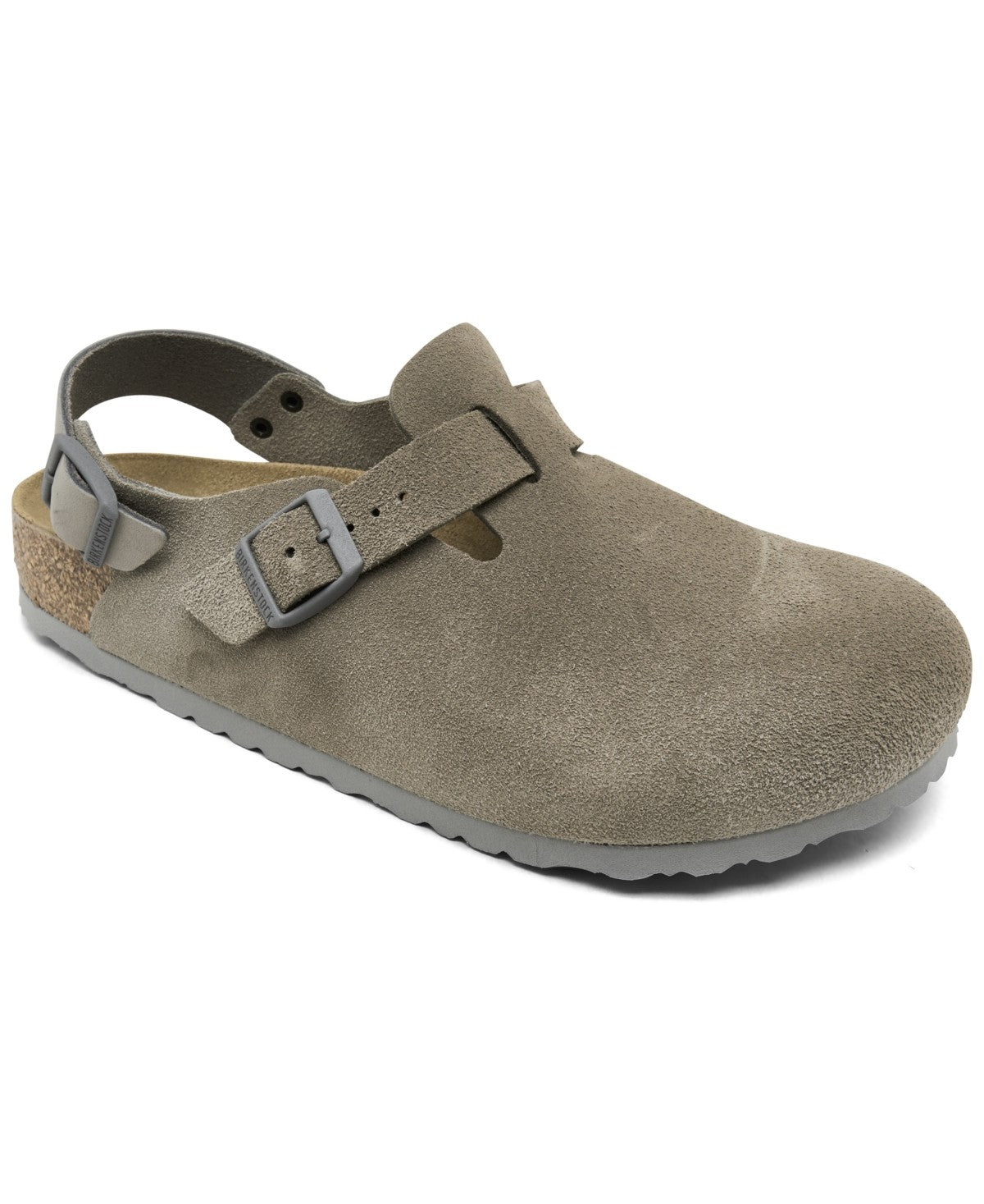 Birkenstock Tokio Inside Shearling Suede Leather Clogs Narrow
