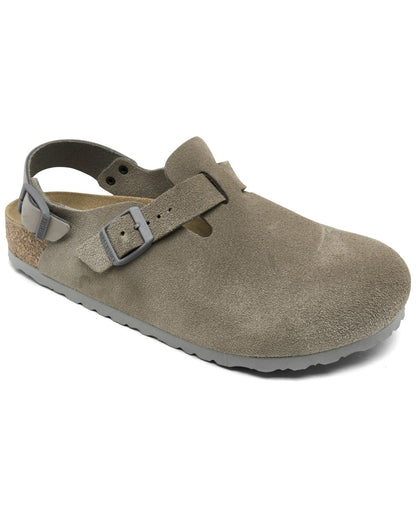 Birkenstock Unisex Tokio ll Suede Leather Stone Coin