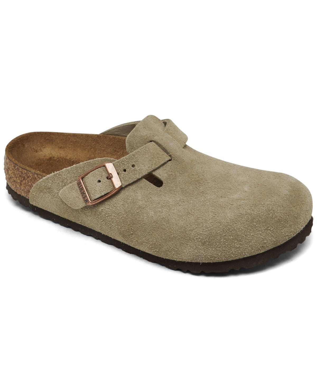Birkenstock Arizona Shearling Kids Suede Leather Sandals Narrow