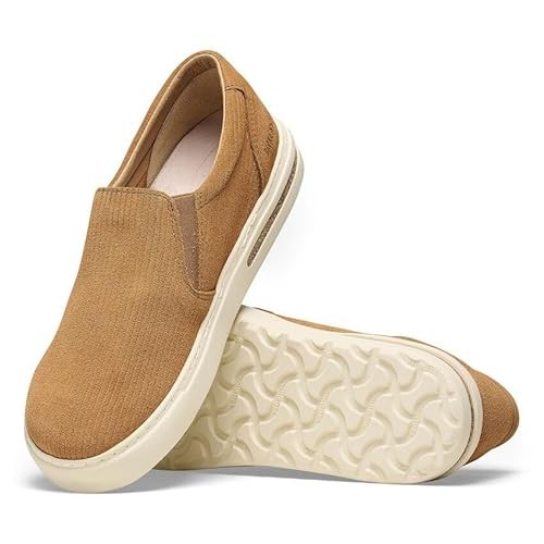 Birkenstock Unisex Oswego Suede Leather Cork Brown