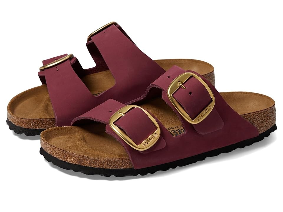 Birkenstock Boston Big Buckle Shearling Natural Leather