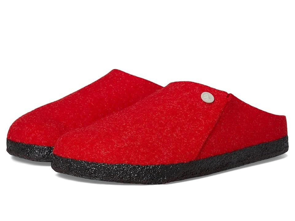 Birkenstock Unisex Zermatt Rivet Felt Active Red