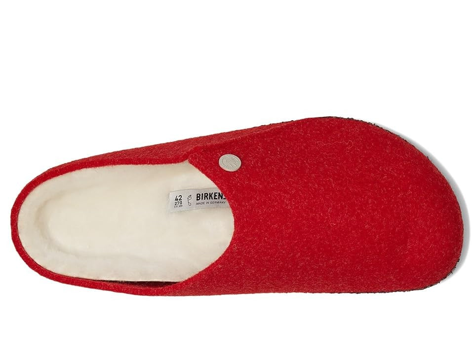 Birkenstock Unisex Zermatt Rivet Felt Active Red