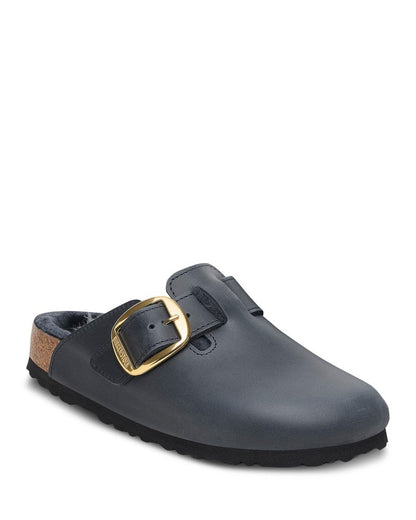 Birkenstock Boston Big Buckle Nubuk Leather