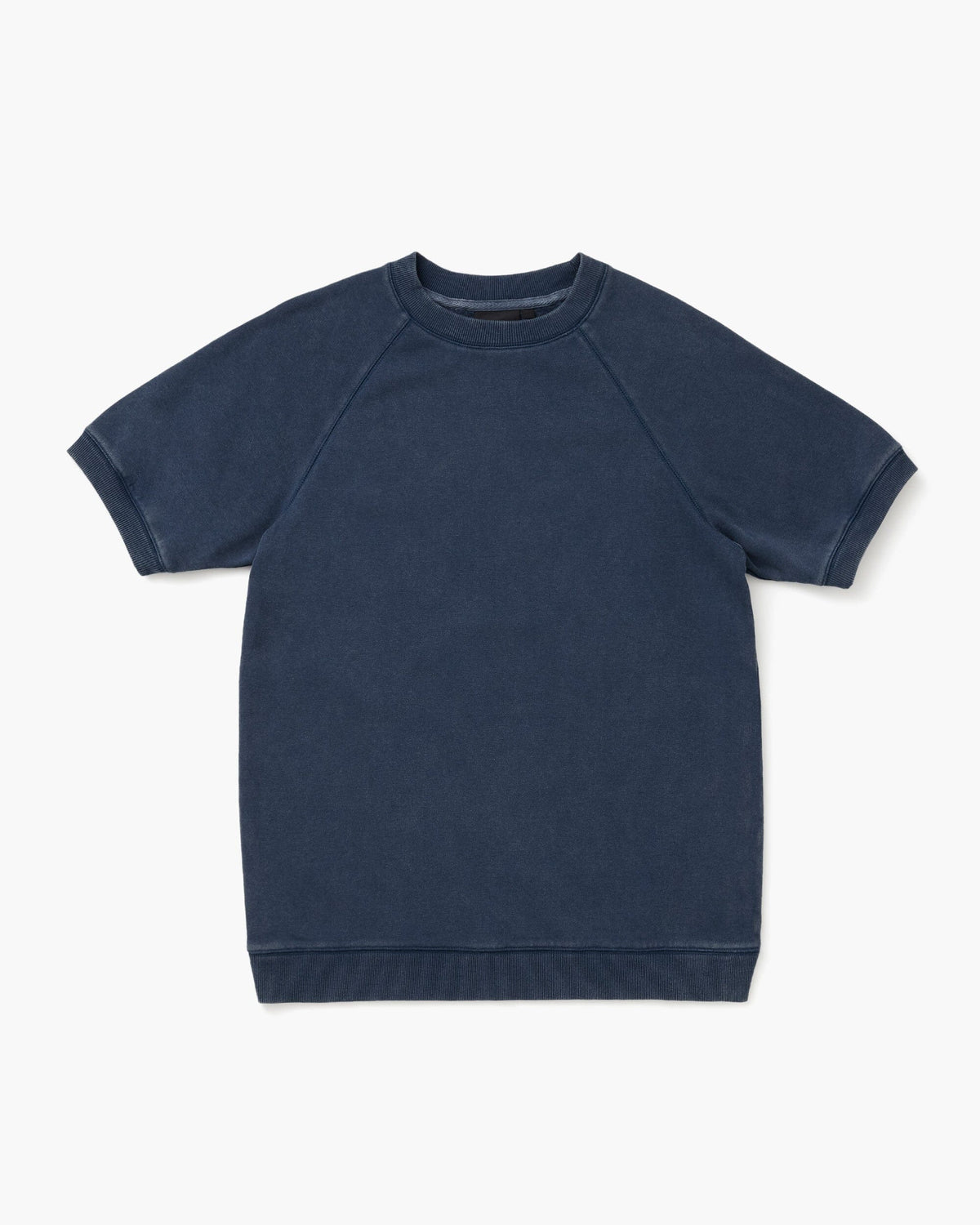 Mens Recycled Fleece Raglan Sweatshirt - Recycled Fleece - Mineral Moonlit Ocean