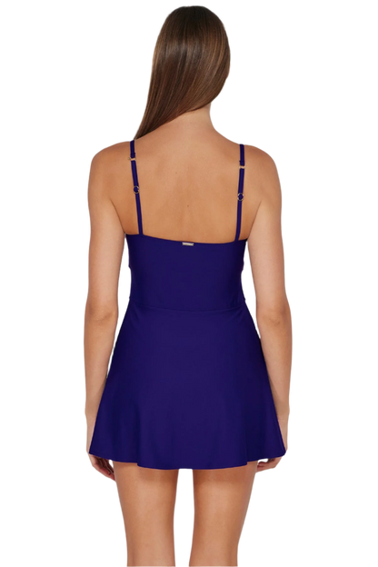 Sunsets Naomi Swim Dress One Piece - Indigo