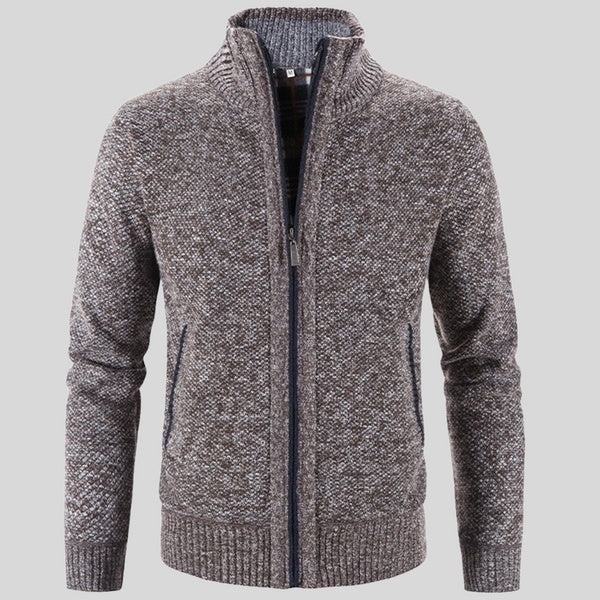 Men's Stand Collar Zip Jacket