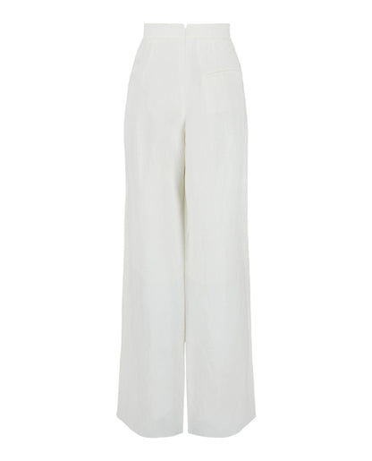 Ferragamo Wide-Leg Linen Pants