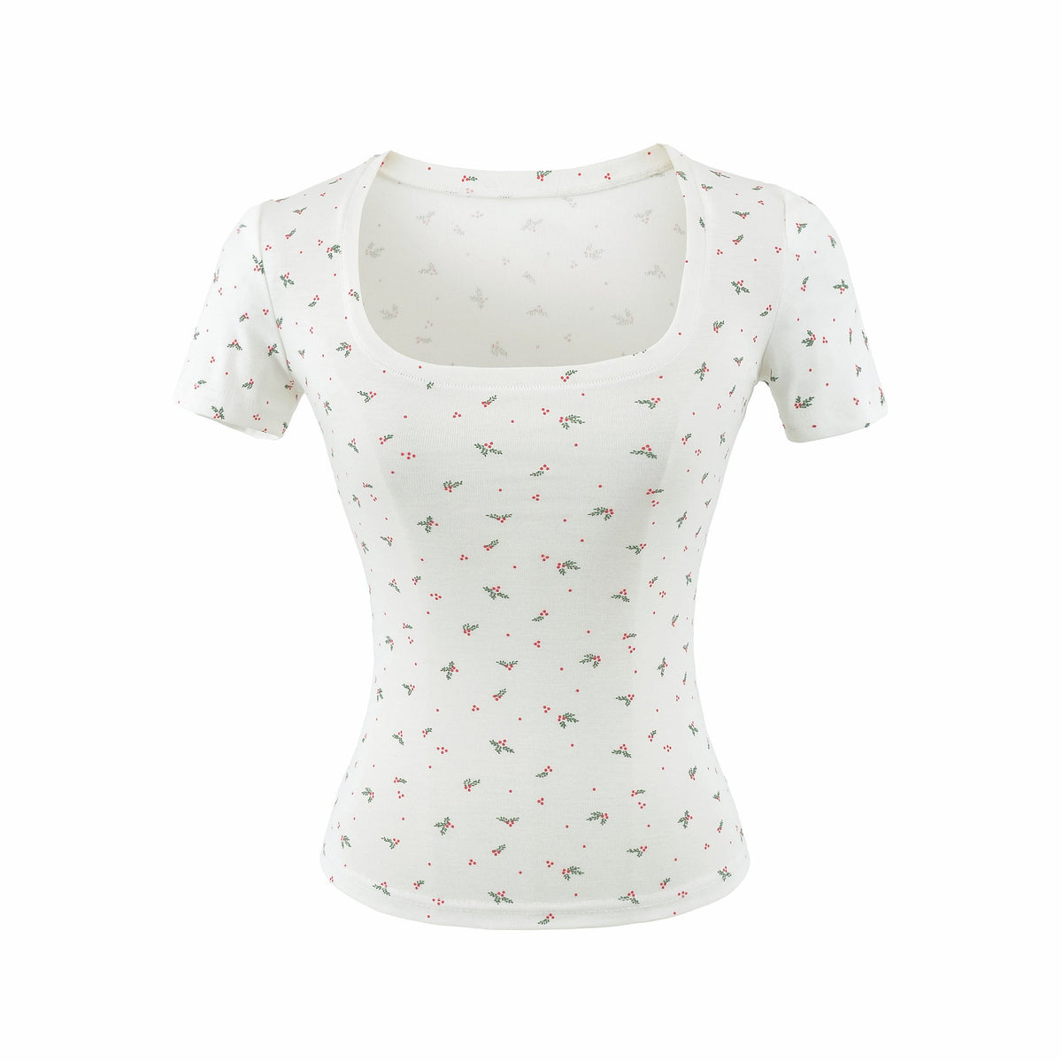 U-Neck Short Sleeve T-Shirt for Women