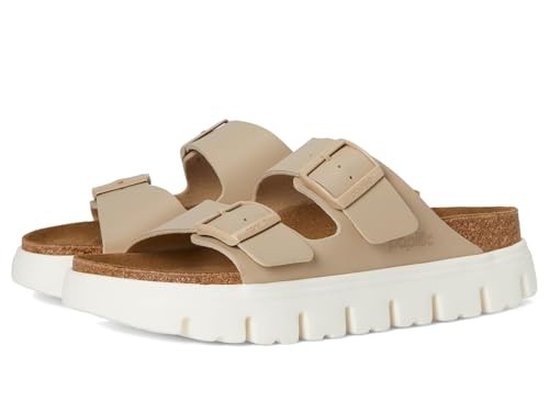 Birkenstock Arizona Pap Chunky Suede Leather Sandals