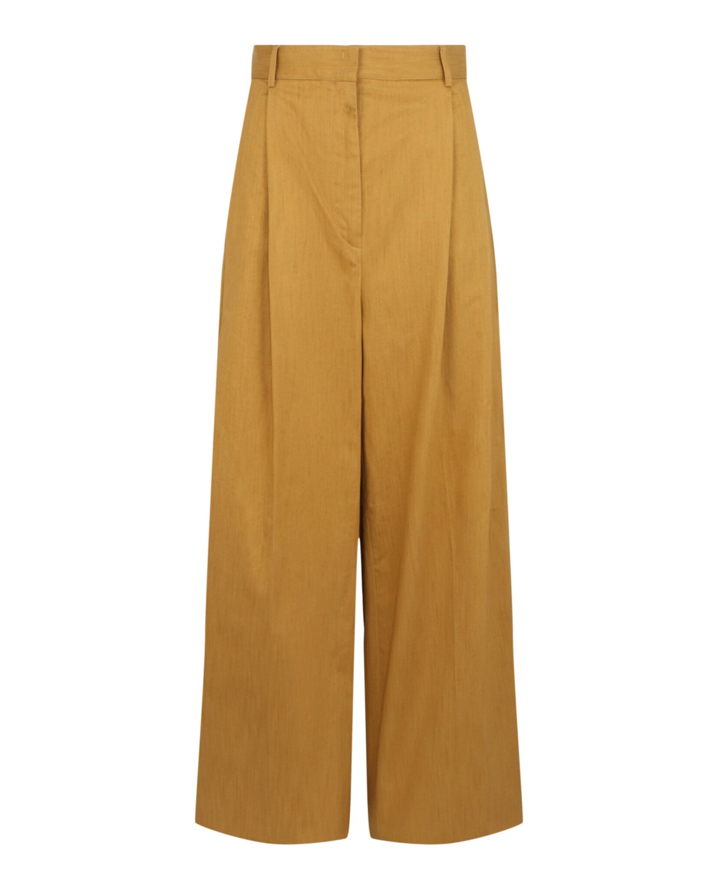 Ferragamo Pleated Wide-Leg Trousers