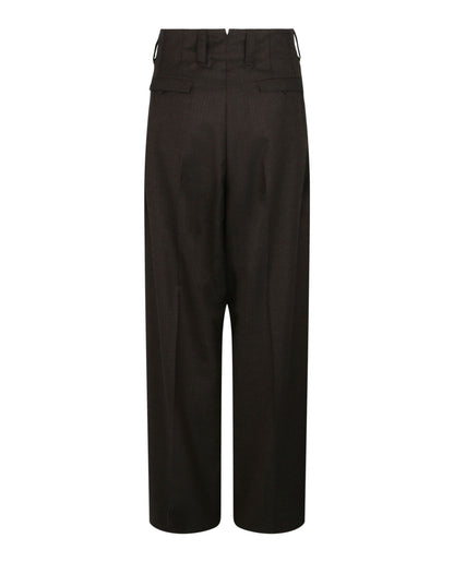 Ferragamo High-Waisted Wool Pants