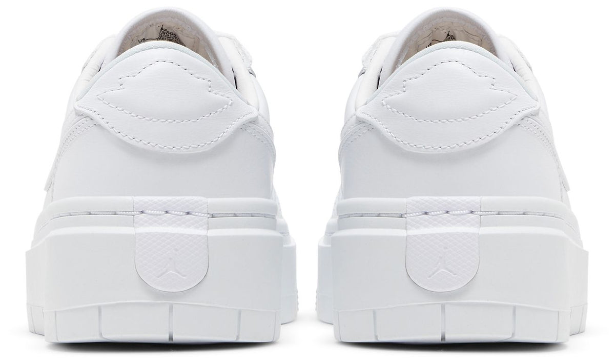 Air Jordan Women's Retro 1 Elevate Low 'Triple White' Sneakers