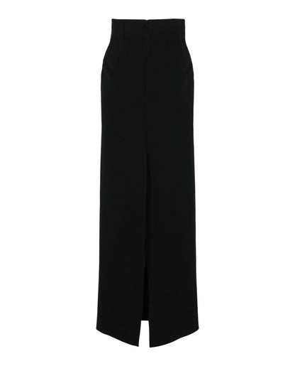 Ferragamo Wool Blend Maxi Skirt