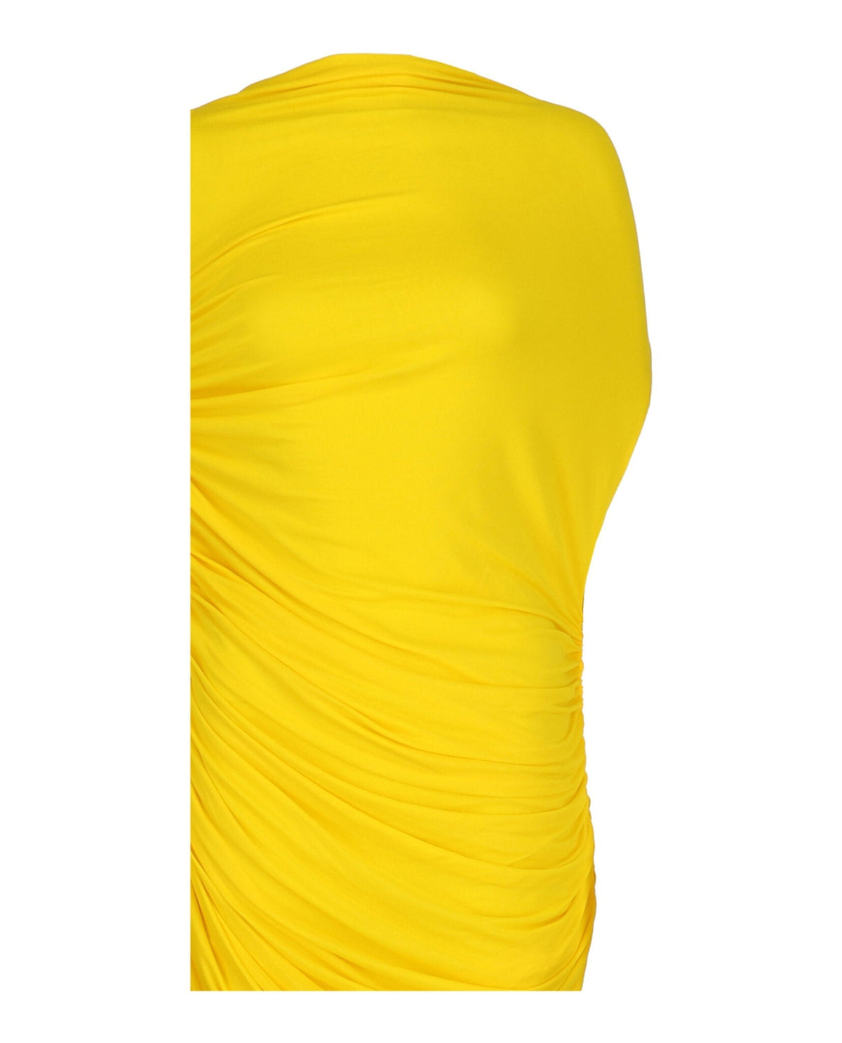 Ferragamo Asymmetric Draped Midi Dress
