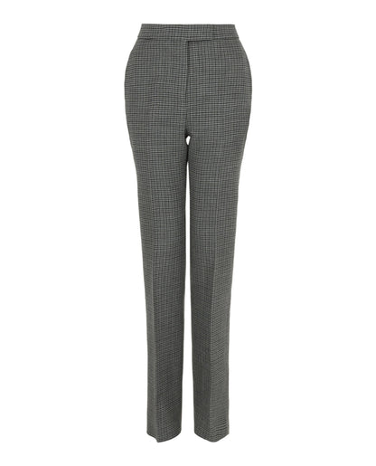 Ferragamo Wool Houndstooth Trousers