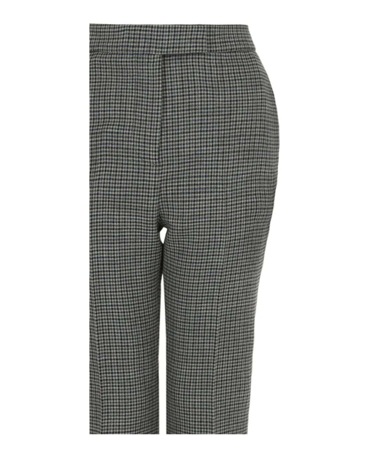 Ferragamo Wool Houndstooth Trousers